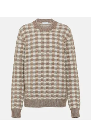 GABRIELA HEARST Pullover Chez in cashmere a quadri