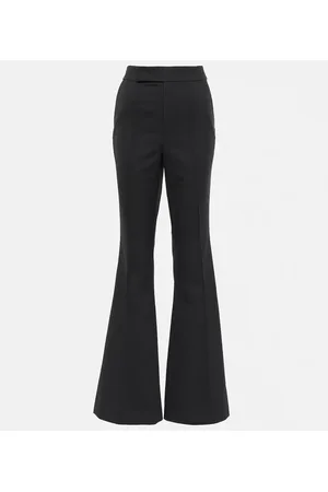 Roland Mouret Pantaloni flared in misto lana