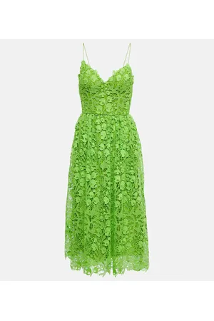 MONIQUE LHUILLIER Miniabito in pizzo