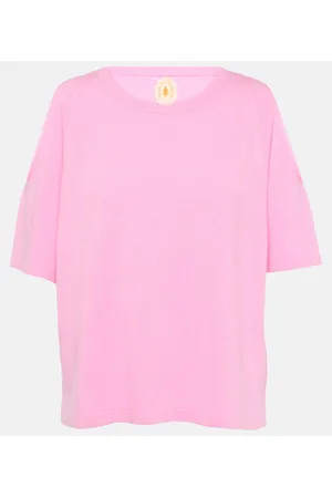 Jardin des Orangers Top in lana e cashmere con cut-out