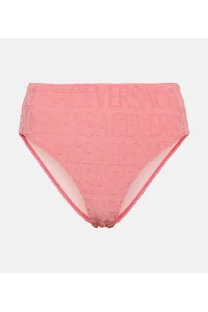 VERSACE Slip bikini La Greca in jacquard