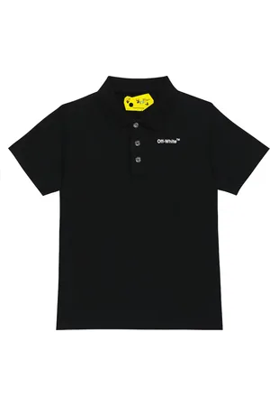 OFF-WHITE Polo in cotone con stampa