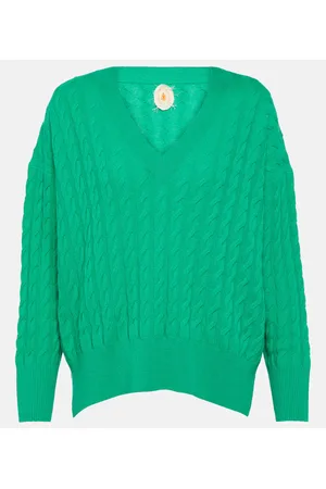 Jardin des Orangers Pullover in lana e cashmere a trecce