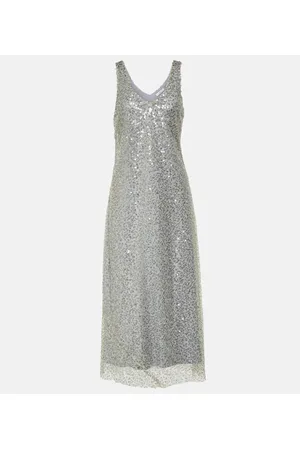 Vince Abito midi Lucite con paillettes