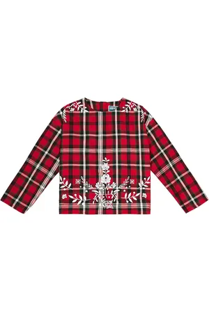 Kenzo Camicia in cotone tartan