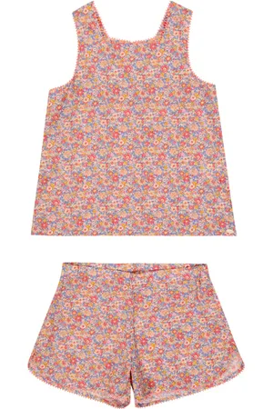 Tartine Et Chocolat Set di gilet e shorts in cotone