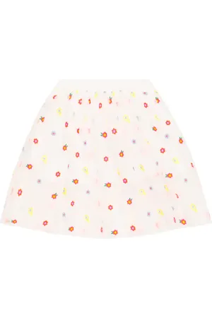 Stella McCartney Gonna in tulle con ricamo