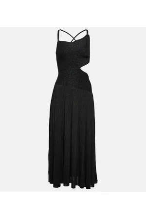 ZIMMERMANN Abito midi monospalla in maglia