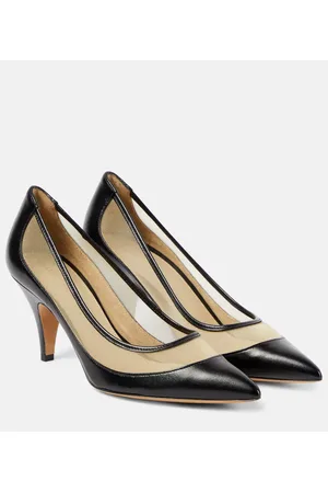Khaite Pumps River in pelle e mesh