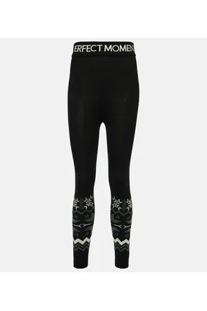 Perfect Moment Leggings Nordic in lana con intarsi