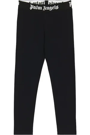 Palm Angels Leggings in jersey di misto cotone