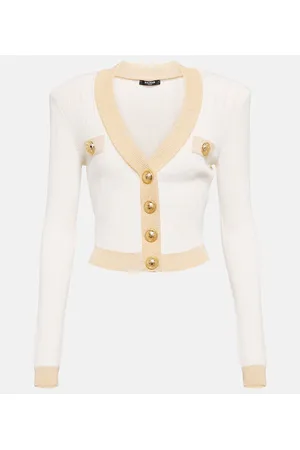 Balmain Cardigan in lamé