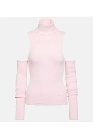 BLUMARINE Top a collo alto senza maniche