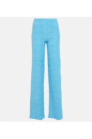 Marine Serre Pantaloni Moon Sponge in jacquard