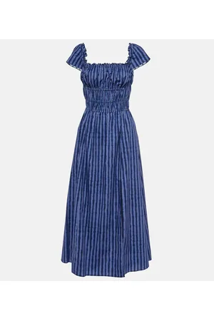 Altuzarra Abito midi in misto cotone