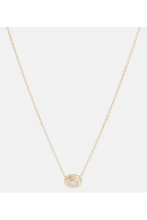 Melissa Kaye Collana Lenox Reign in 18kt con diamante