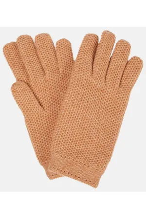 Loro Piana Guanti Crochet in cashmere