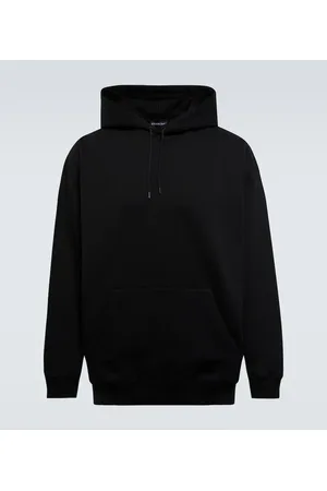 Balenciaga Felpa in cotone con cappuccio