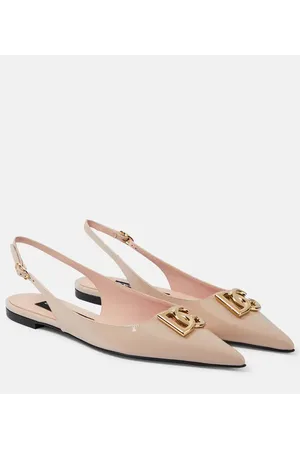 Dolce & Gabbana Ballerine slingback DG in vernice