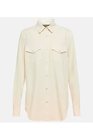 Loro Piana Camicia Yelena in chambray di cotone