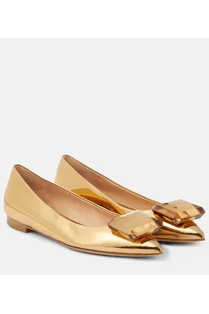 Gianvito Rossi Ballerine Jaiper in pelle