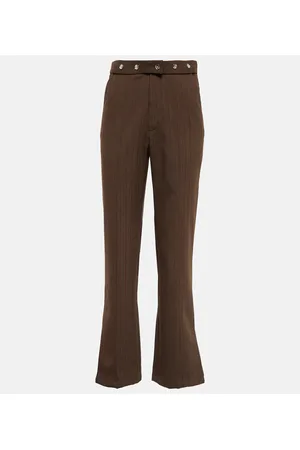 JACQUES WEI Pantaloni regular a vita alta