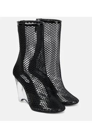 Alaïa Alaïa Stivaletti La Cage in mesh e PU