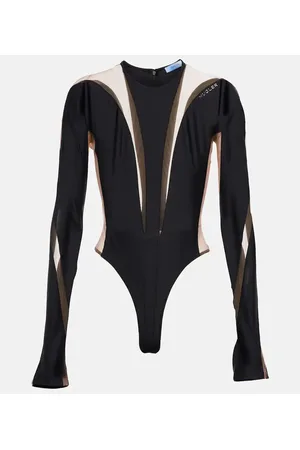 MUGLER Body a maniche lunghe