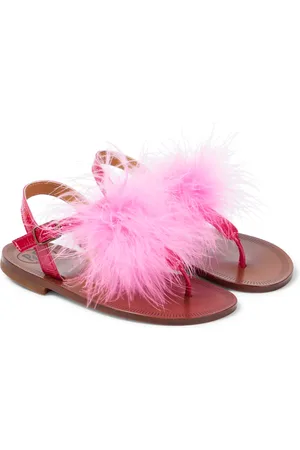 PèPè PèPè Sandali Vernice in pelle con piume
