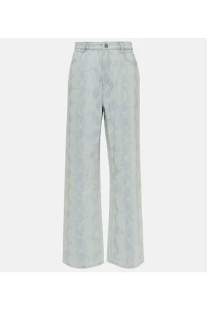 DION LEE Jeans a gamba larga con stampa