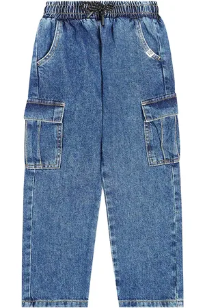Liewood Pantaloni cargo Delvin in denim