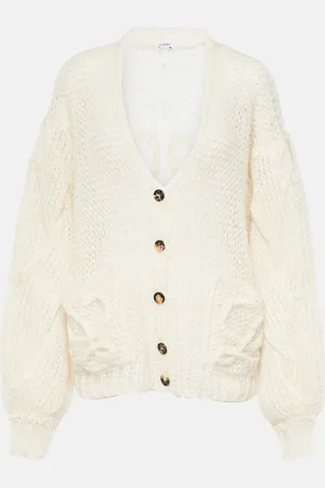 Loewe Cardigan Anagram in misto mohair