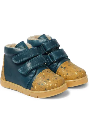 Petit Nord Sneakers in pelle e shearling