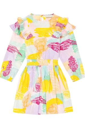 Stella McCartney Abito con stampa e volant