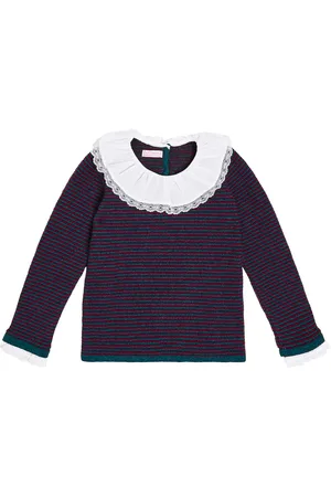 La Coqueta Pullover Savannah in misto lana a righe