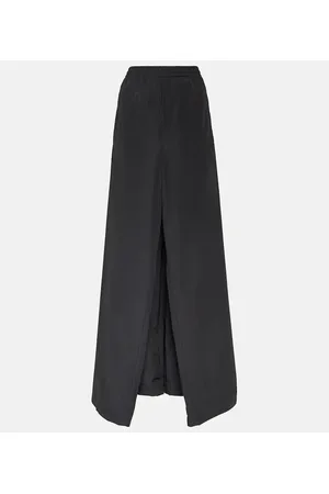 Balenciaga Pantaloni a gamba larga in misto cotone