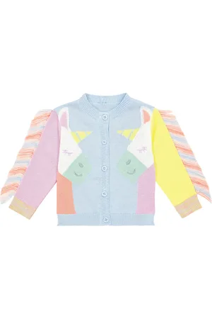 Stella McCartney Baby - Cardigan in cotone con volant