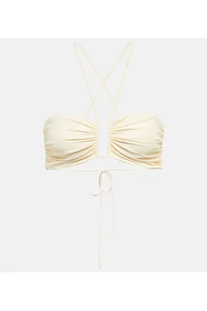 MAGDA BUTRYM Top bikini con scollo all’americana