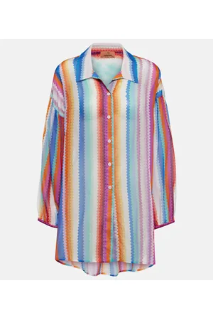 Missoni Camicia in misto cotone a zig-zag