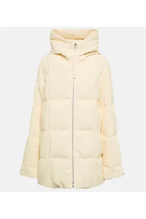 Jil Sander Cappotto trapuntato con cappuccio