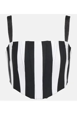 Dolce & Gabbana Top a corsetto Portofino a righe