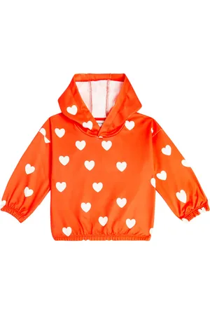 Mini Rodini Felpa Hearts con cappuccio