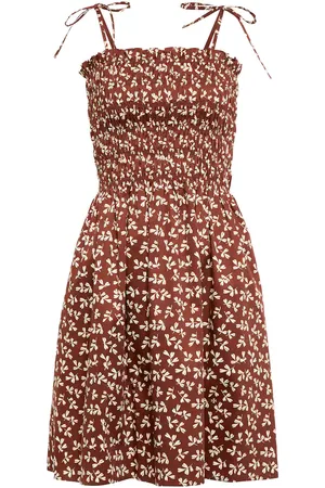 Tory Burch Miniabito in cotone con stampa