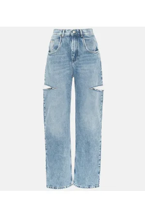 Maison Margiela Jeans a vita alta con cut-out