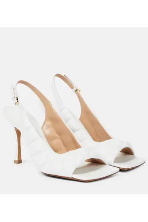Bottega Veneta Sandali slingback imbottiti in pelle