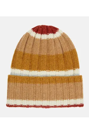 Loro Piana Berretto in cashmere a righe