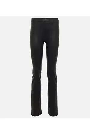 Stouls Pantaloni cropped in pelle