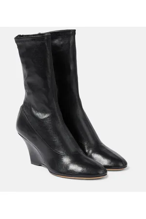 Khaite Stivaletti Apollo in pelle con zeppa