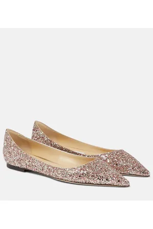 Jimmy Choo Ballerine Love con glitter