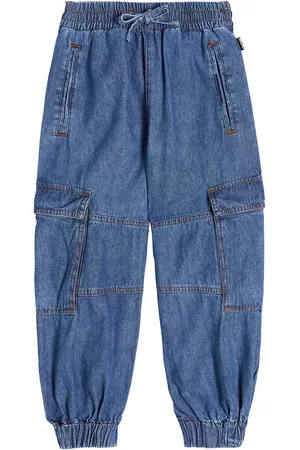 Molo Jeans cargo Aliki in chambray